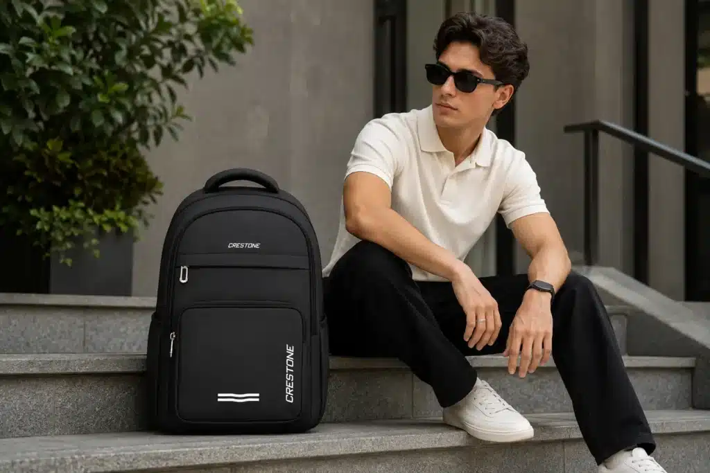 student lifestyle backpack outdoors